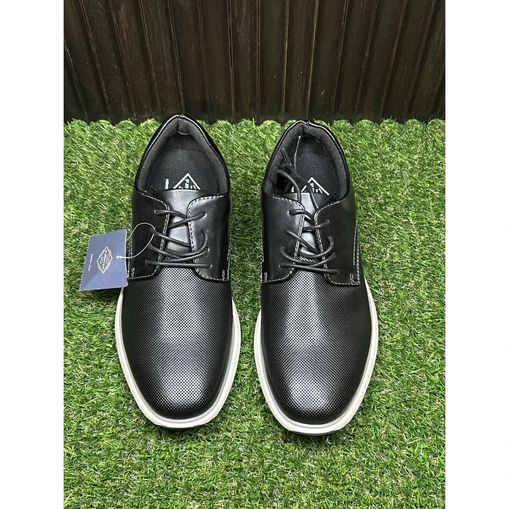 Size 7 M - St. John's Bay Mens Canton Oxford Shoes Black